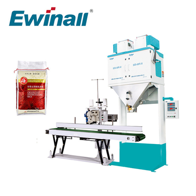 DCS-50FE2-B Rice Grain Packing Scale Filling Sealing With Folder Bagging Machine