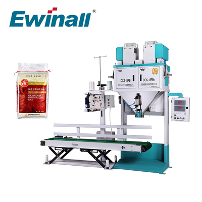 2.5 Kg - 15 Kg Granule Grain Rice Sugar Bean Packing Machine DCS-15FB1 Ewinall
