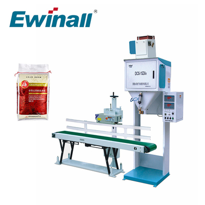 Ewinall DCS-15ZA1 Small Rice Packing Bagging Machine For Granular Bean Sugar 1kg 3kg 4kg 15kg