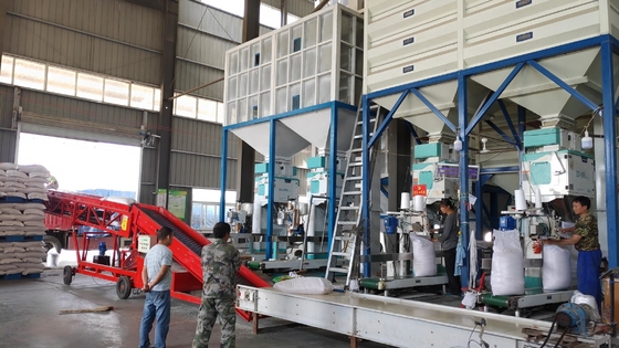 High Precision High Speed Granule Packaging Machine 5-50KG Automatic Lifting