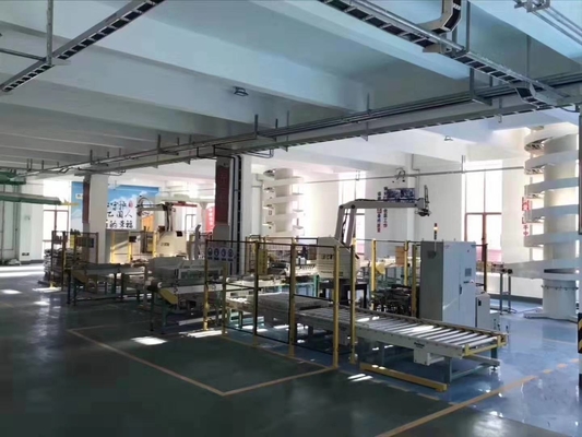 100NL/ Min Robotic Bag Palletizer Industrial Packaging PLC Automatic Palletizing System
