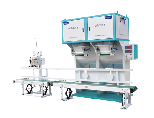 1.85KW ​Double Scale Animal Feed Packing Machine 25kg To 50kg