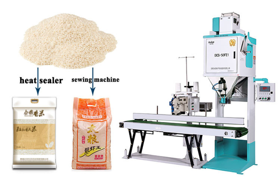 Soya Rice Weighing Coffee Beans Packaging Machine 240 Bags / H 50kg CCPTI