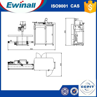 0.6MPa Plastic Automatic Small Bagging Machine 1500 Bags / H 1m3/H For Chemical