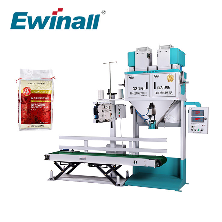 2.5 Kg - 15 Kg Granule Grain Rice Sugar Bean Packing Machine DCS-15FB1 Ewinall