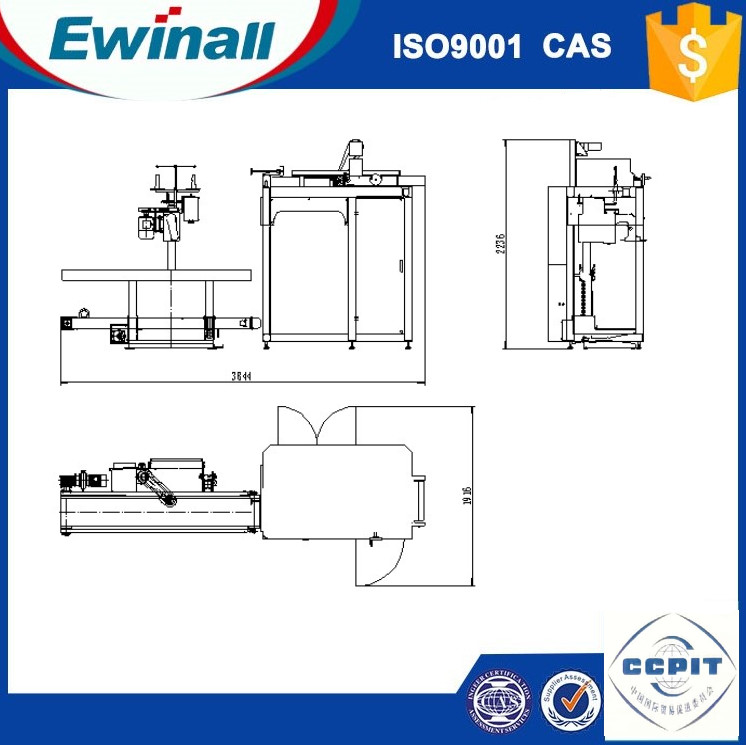 0.6MPa Plastic Automatic Small Bagging Machine 1500 Bags / H 1m3/H For Chemical