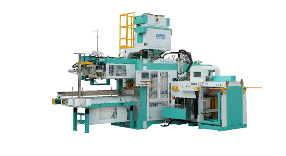 Double Bag Warehouse Automated Packaging Lines 5 - 25KG For Rice Beans