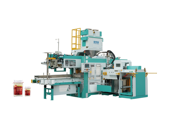 Fully Automatic Packaging Machine 5-25KG For Rice、 Beans、Sugar And So On, Laminated Woven Bag